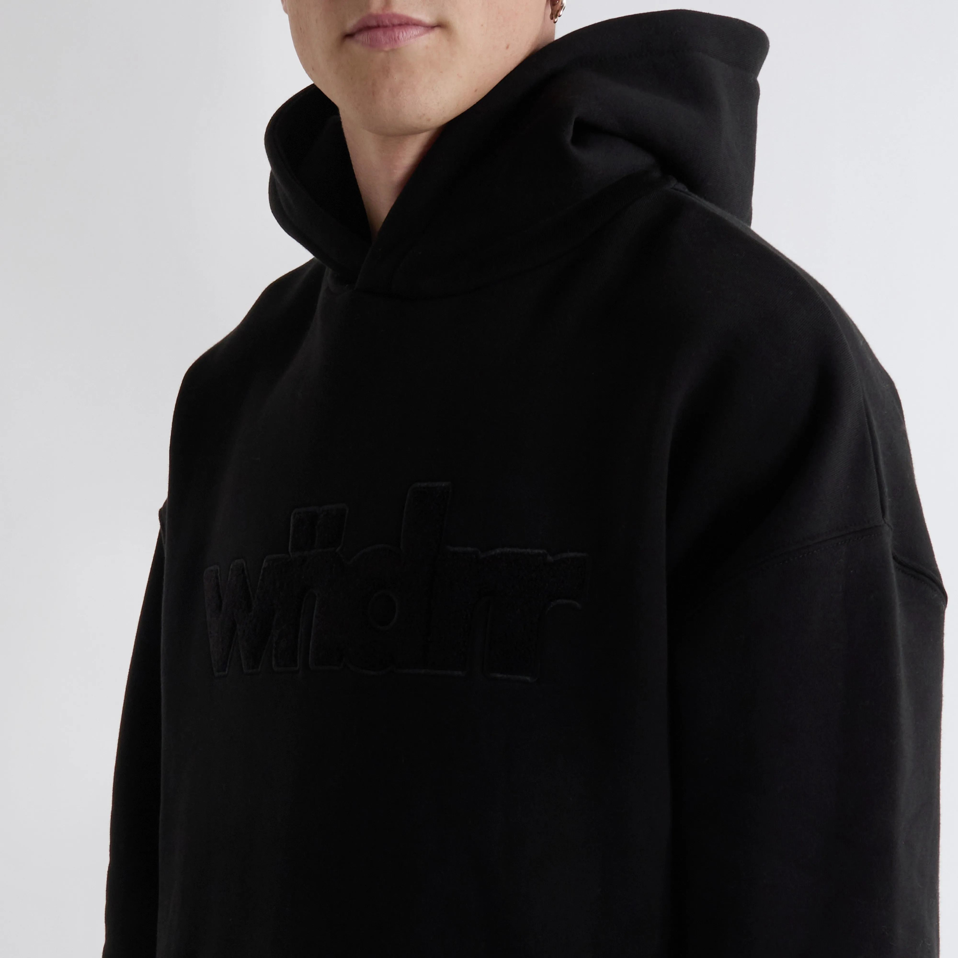 Tone Hood Sweat Black sold by Neverland product image thumbnail 3