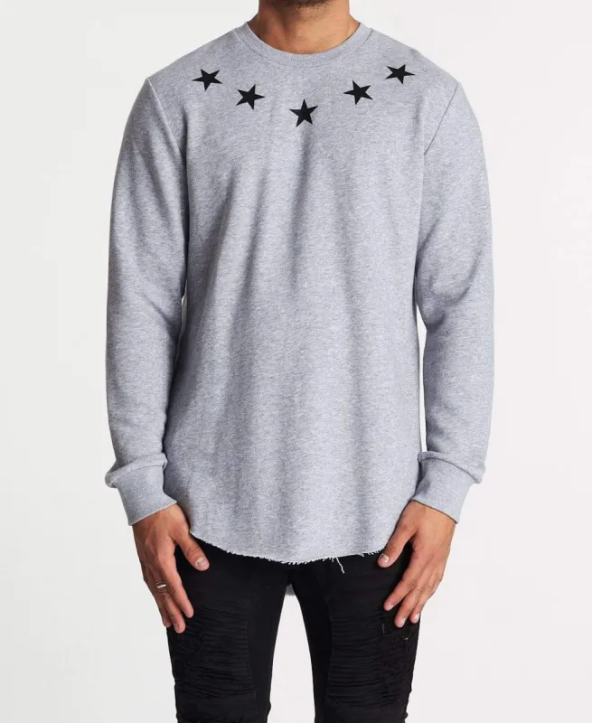 Dur Dual Curved Jumper Grey Marle sold by Neverland