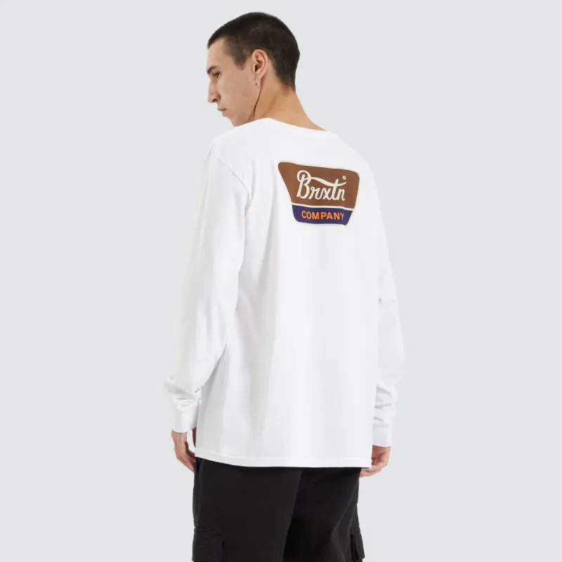 Linwood Long Sleeve Standard T-Shirt White sold by Neverland