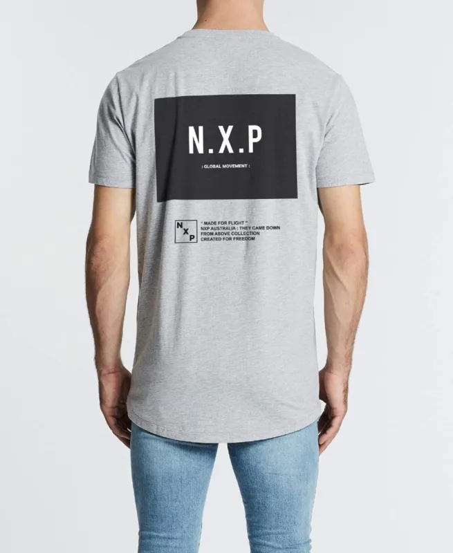 Vitality Scoop Back T-Shirt Grey Marle sold by Neverland