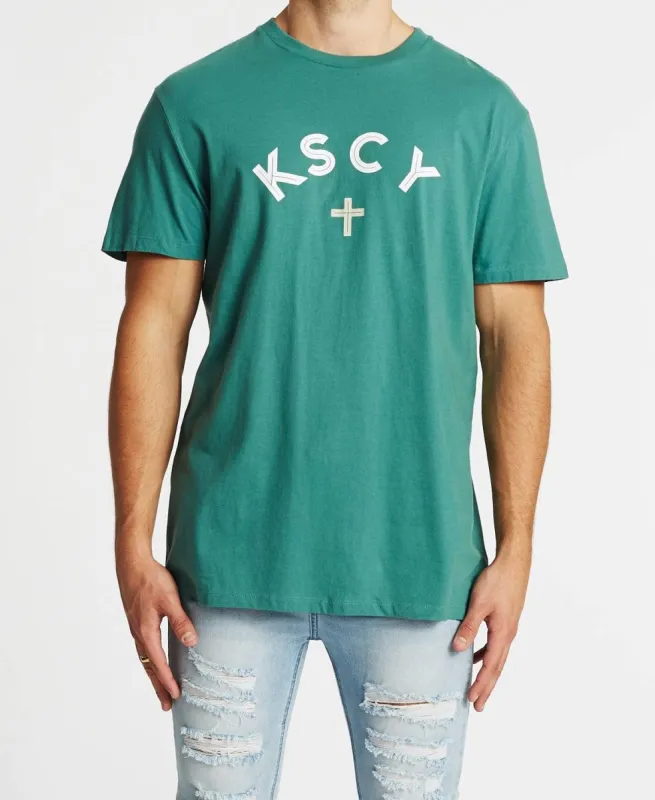 Safe Guard Relaxed Fit T-Shirt Oil Blue sold by Neverland