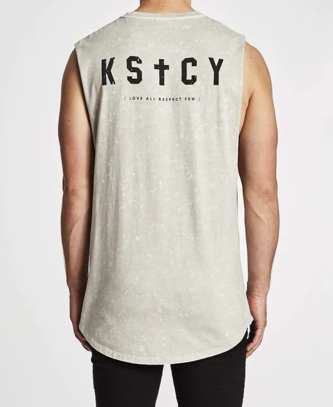 Sunset Step Hem Muscle Tee Acid Rock sold by Neverland