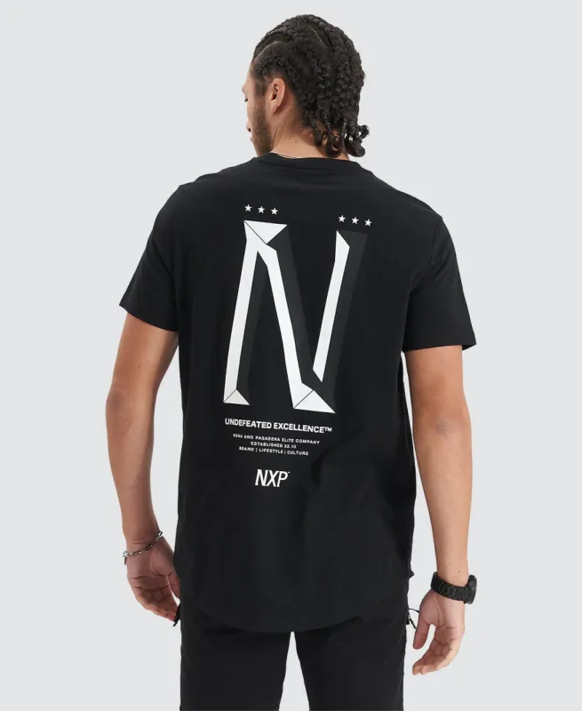 Alliance Dual Curved Tee Jet Black sold by Neverland