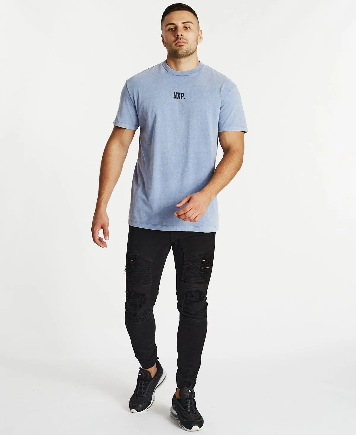 Ego Relaxed T-Shirt Mineral Blue sold by Neverland product image thumbnail 4