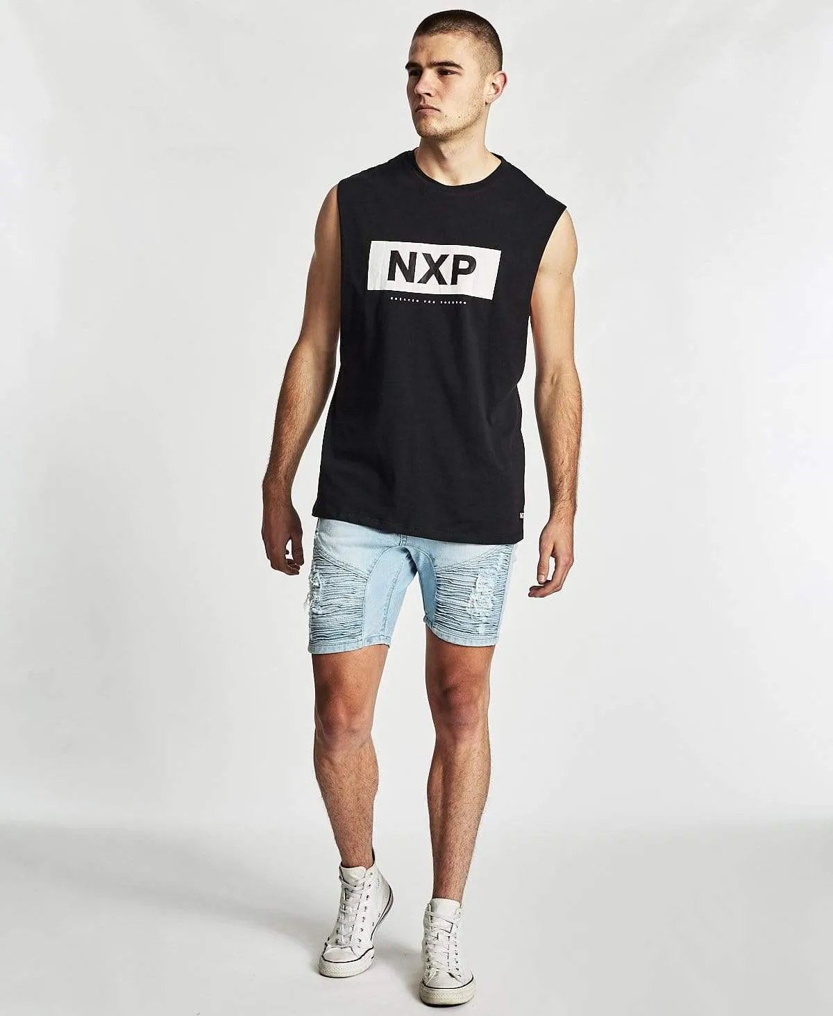Formula Scoop Back Muscle Tee Graphite sold by Neverland product image thumbnail 4