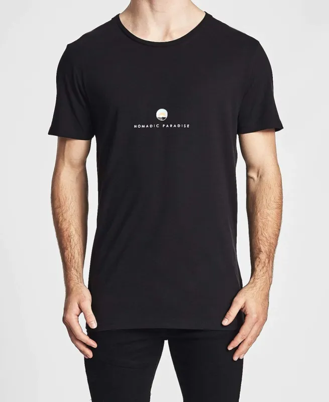 Summit T-Shirt Jet Black sold by Neverland