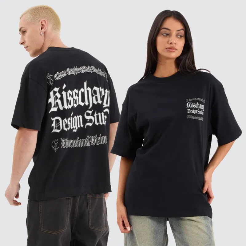 Machine Street Tee Anthracite Black sold by Neverland