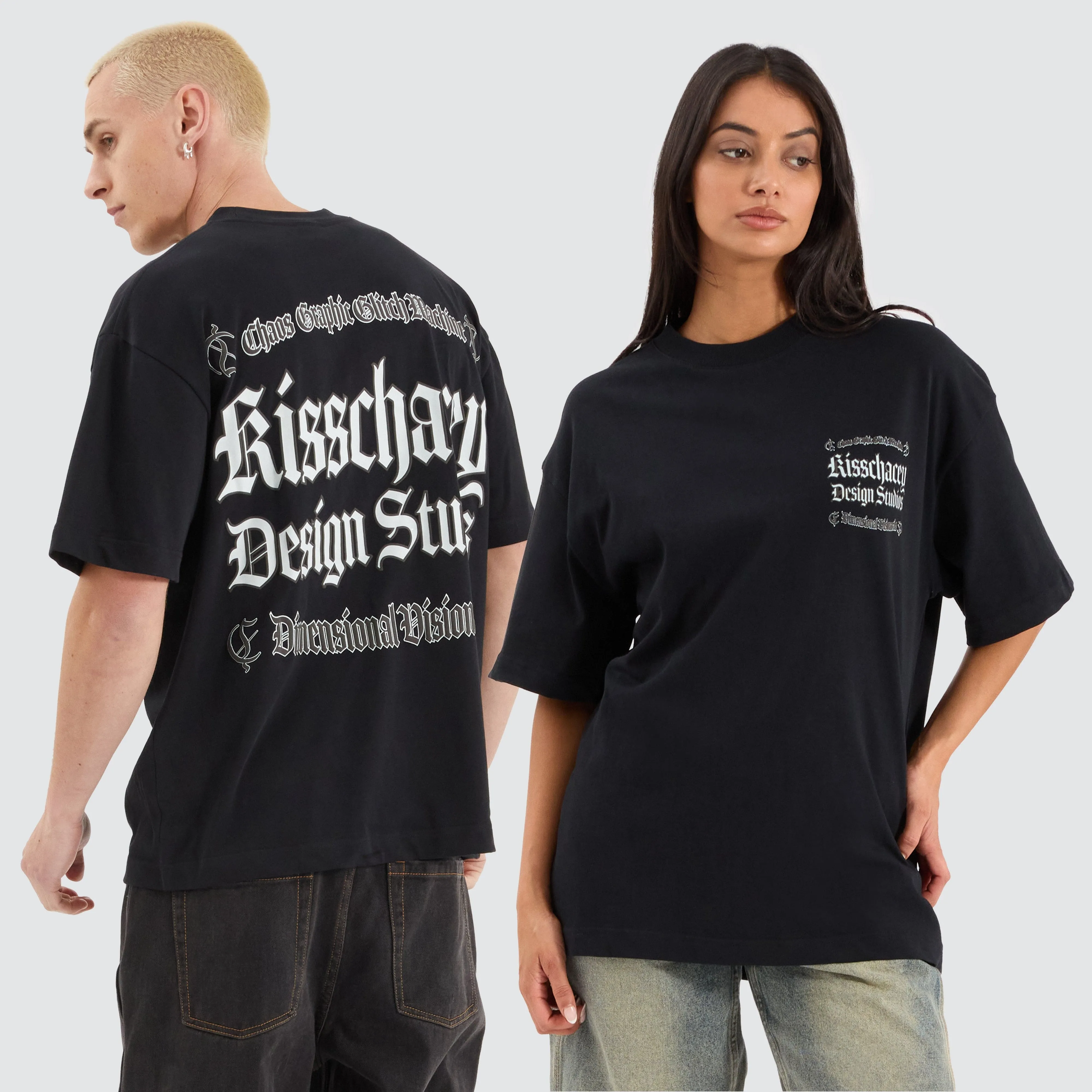 Machine Street Tee Anthracite Black sold by Neverland