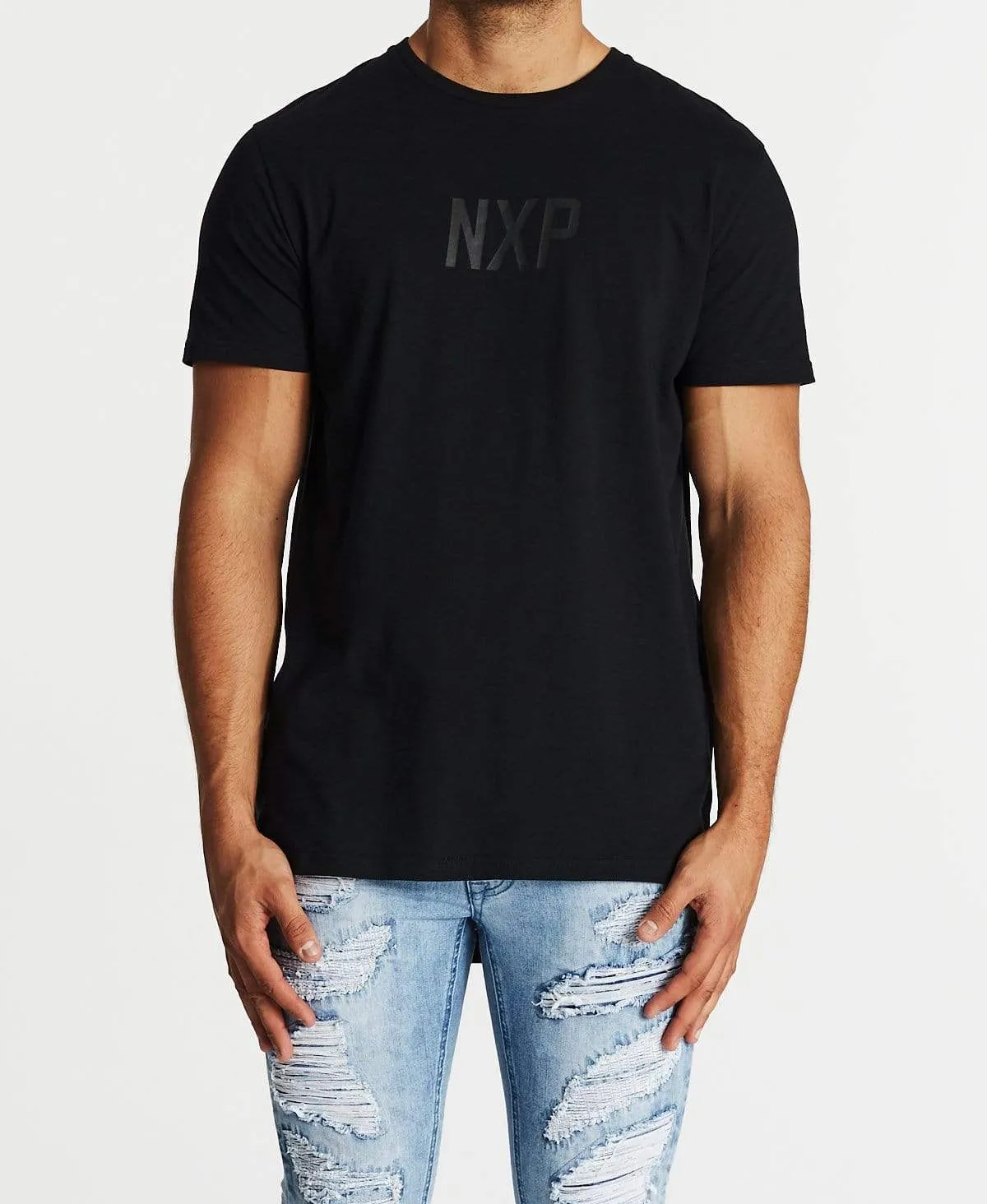 Machinery Scoop Back T-Shirt Jet Black sold by Neverland product image thumbnail 2