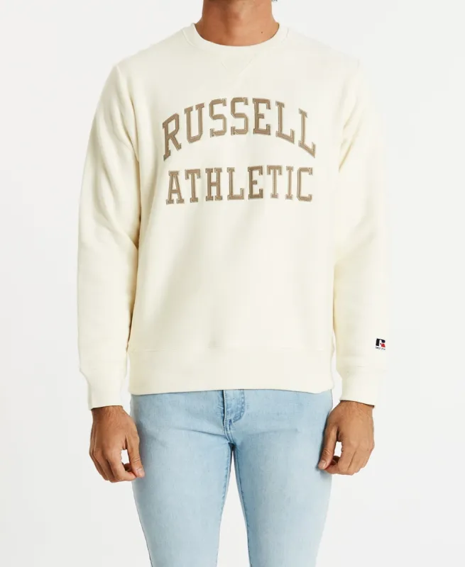 Applique Arch Brand Crew Jumper Soy Neutral sold by Neverland