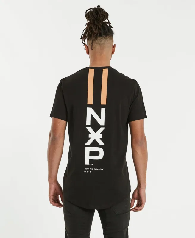 Division Cape Back T-Shirt Jet Black sold by Neverland
