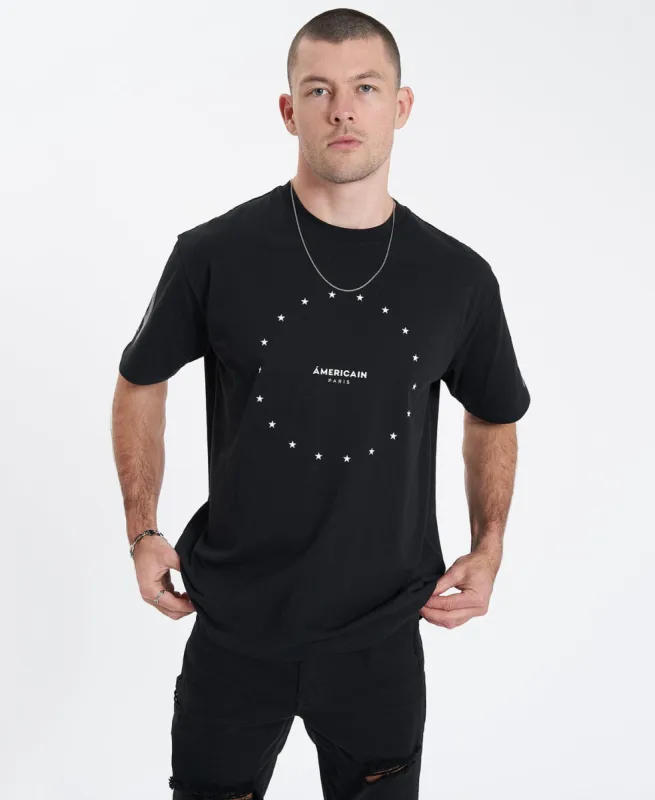 Bond Box Fit T-Shirt Jet Black sold by Neverland