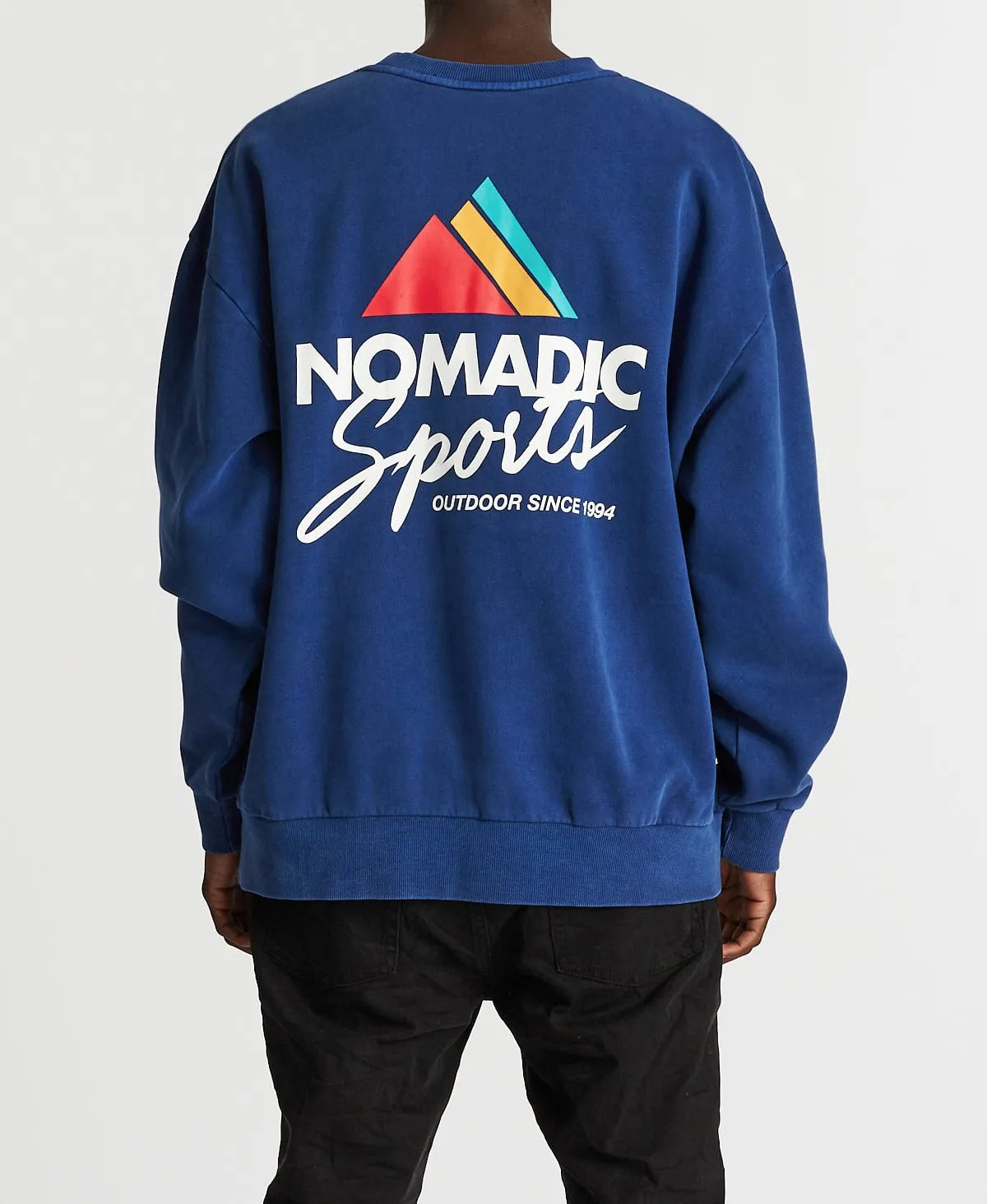 Run Away Relaxed Jumper Pigment Patriot Blue sold by Neverland