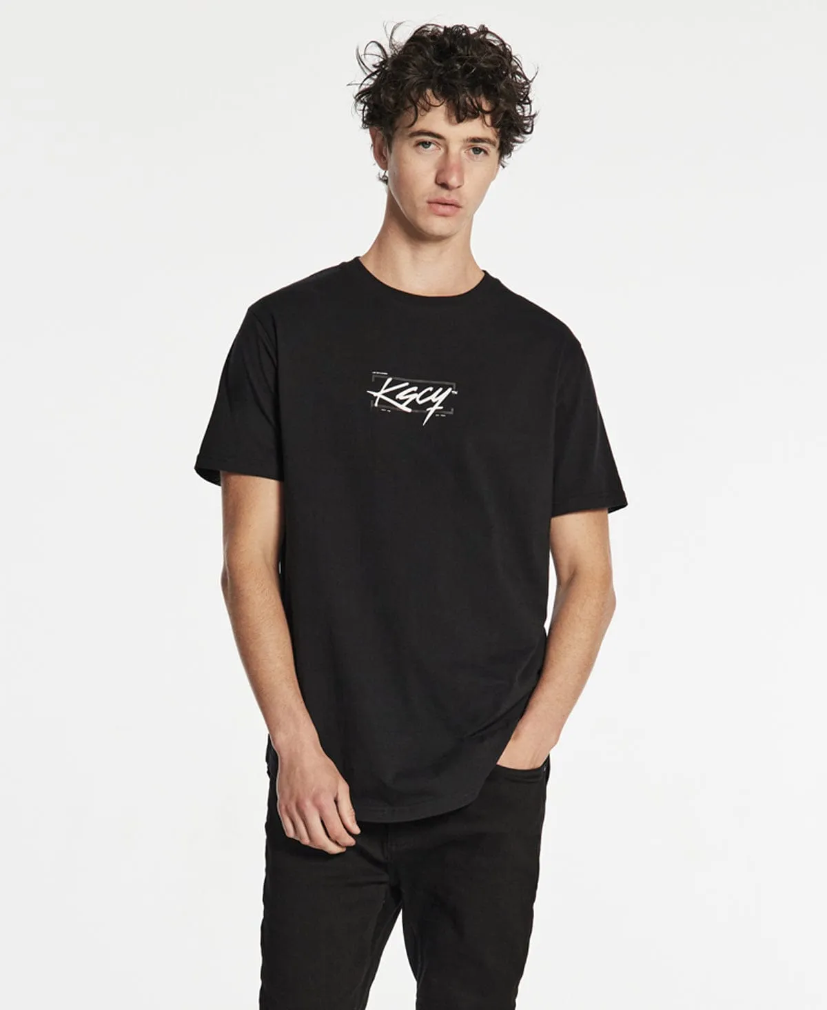 Provider Dual Curved T-Shirt Jet Black sold by Neverland product image thumbnail 2