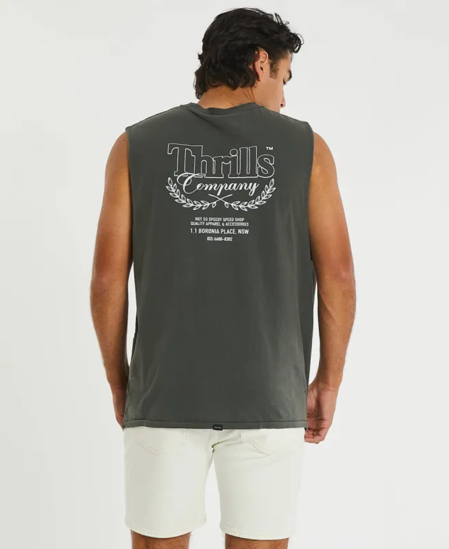 Speed Needs Merch Fit Muscle Tee Merch Black sold by Neverland