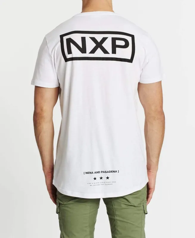 Storm Scoop Back T-Shirt White sold by Neverland