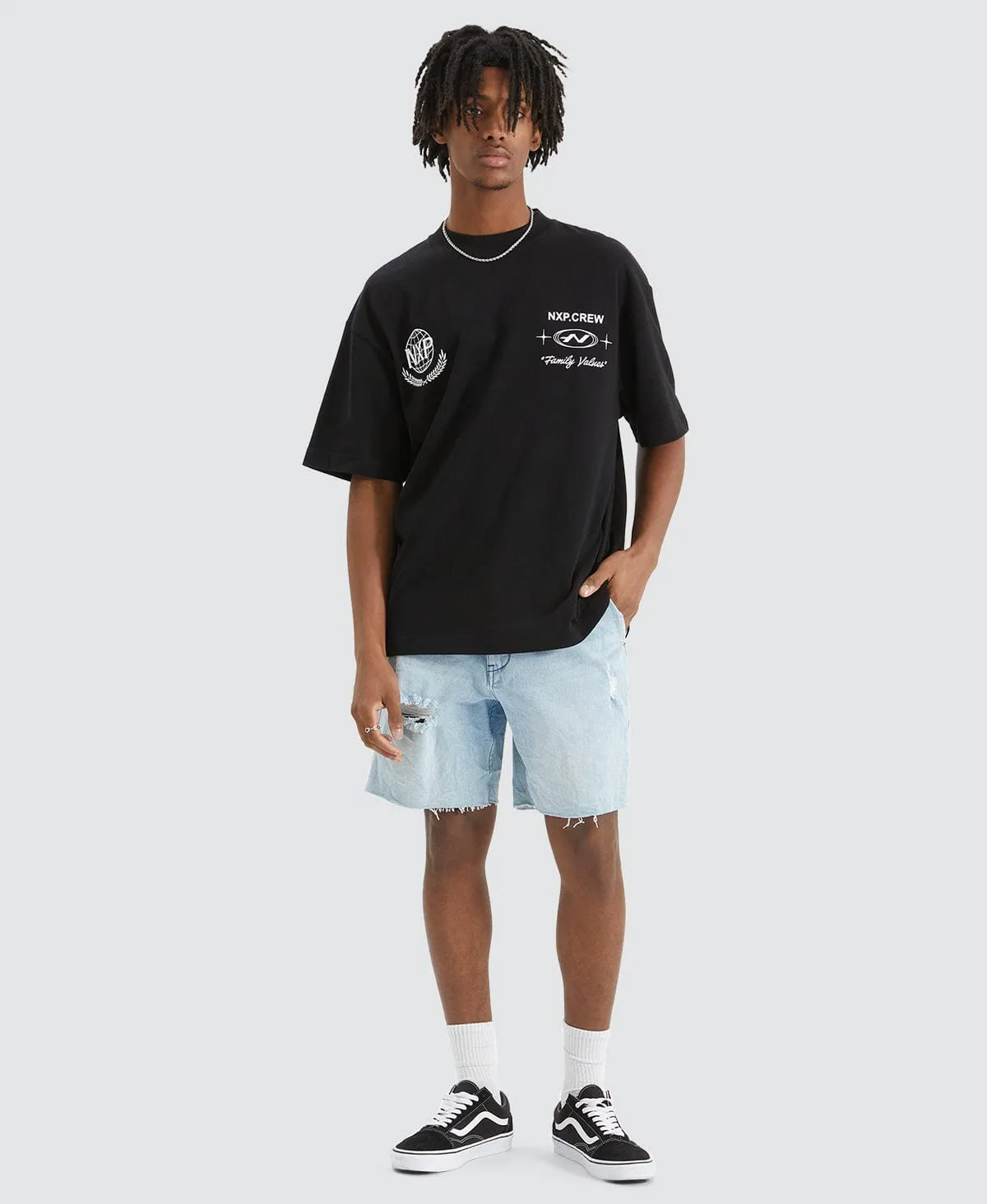 Mode Heavy Street Tee Jet Black sold by Neverland product image thumbnail 4