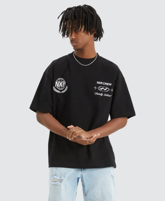 Mode Heavy Street Tee Jet Black sold by Neverland