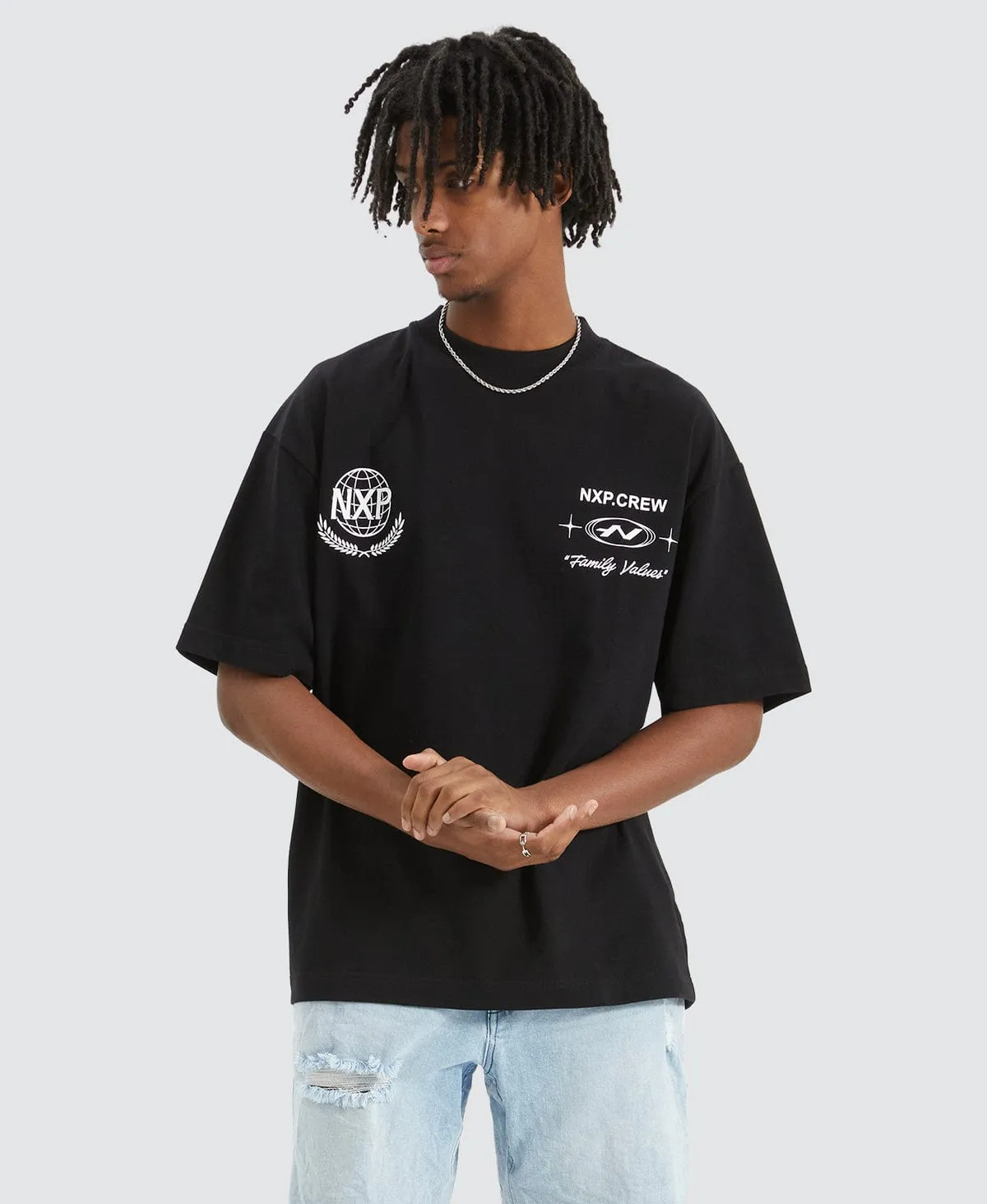 Mode Heavy Street Tee Jet Black sold by Neverland