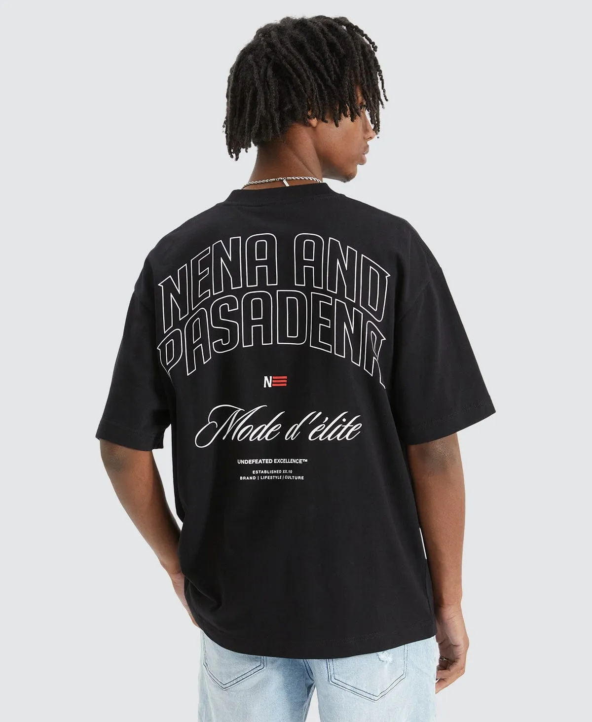 Mode Heavy Street Tee Jet Black sold by Neverland product image thumbnail 2