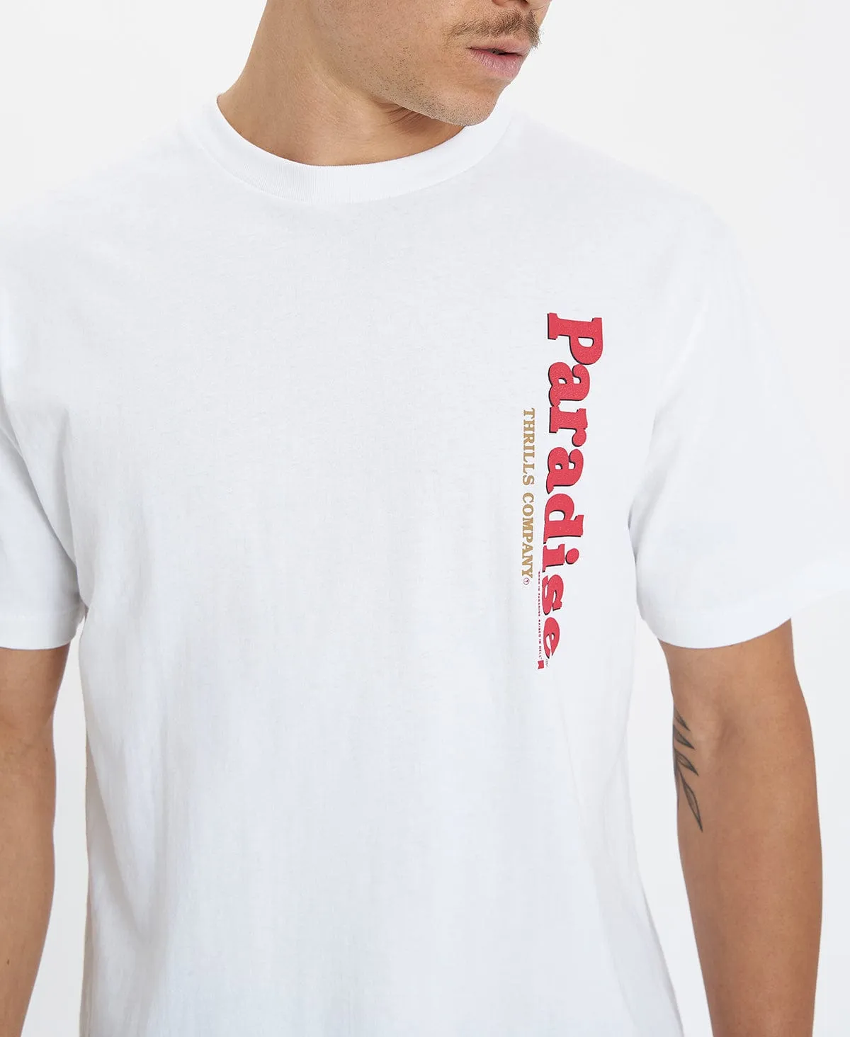 King Of Paradise Merch Fit T-Shirt White sold by Neverland product image thumbnail 2