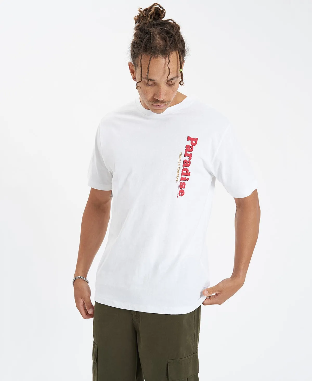 King Of Paradise Merch Fit T-Shirt White sold by Neverland product image thumbnail 5