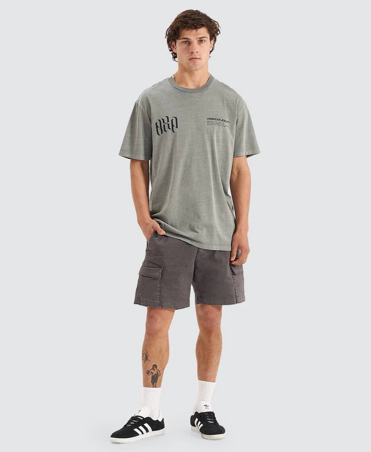 Unbreakable Relaxed T-Shirt Pigment Neutral Grey sold by Neverland product image thumbnail 4