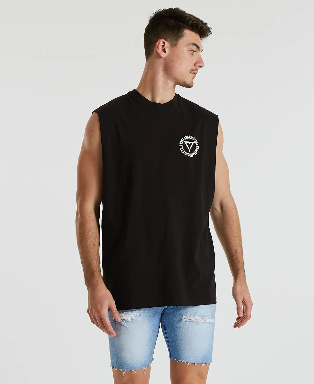 Rival Relaxed Muscle Tee Jet Black sold by Neverland product image thumbnail 4
