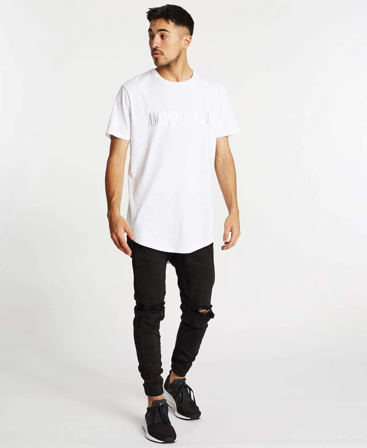 Royaume Dual Curved T-Shirt White sold by Neverland product image thumbnail 4