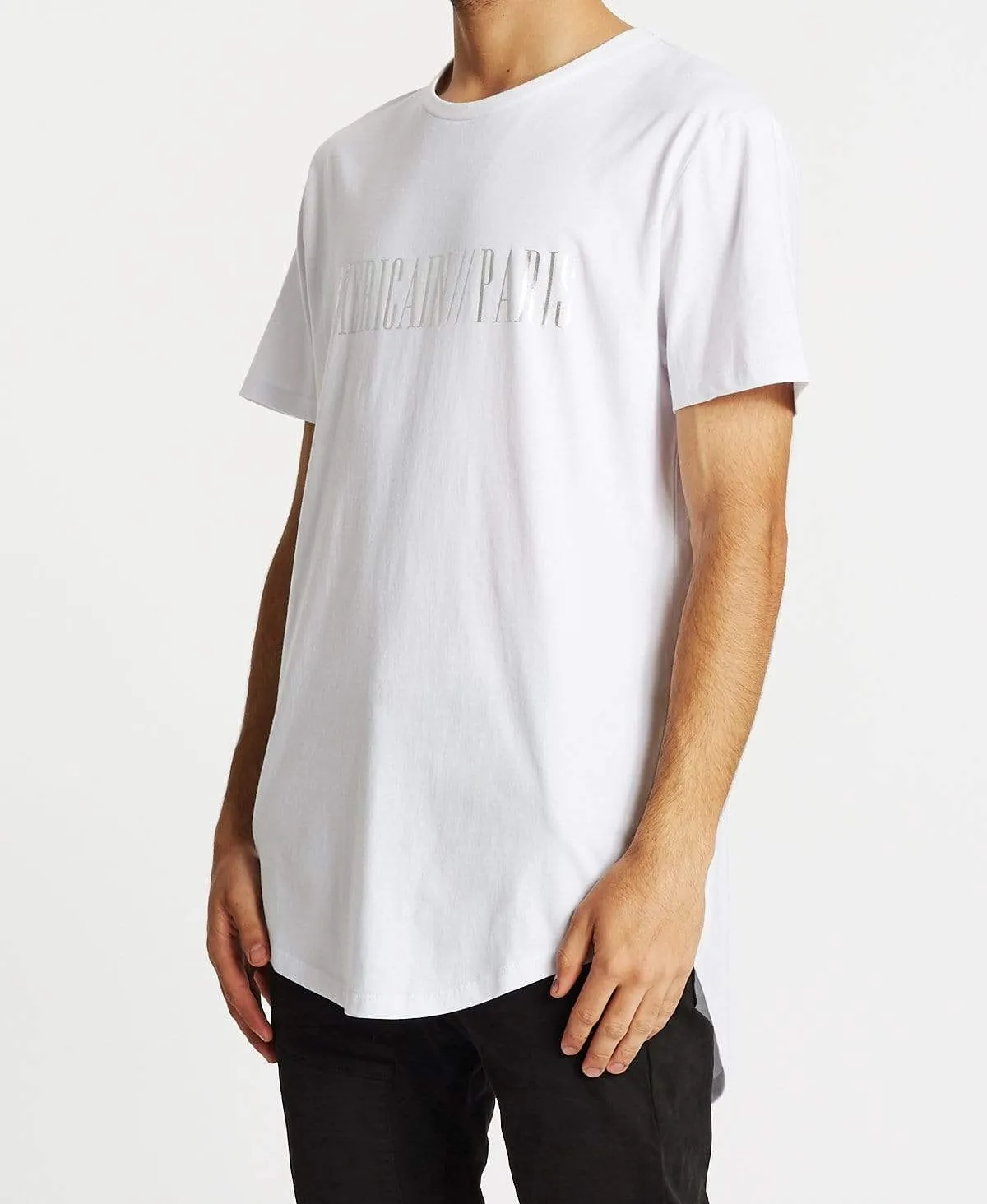 Royaume Dual Curved T-Shirt White sold by Neverland product image thumbnail 3