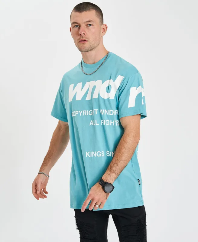 Cut Off Custom Fit T-Shirt Teal Green sold by Neverland