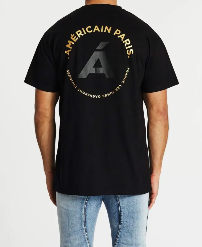 Jusqua La Fin Oversized T-Shirt Jet Black sold by Neverland