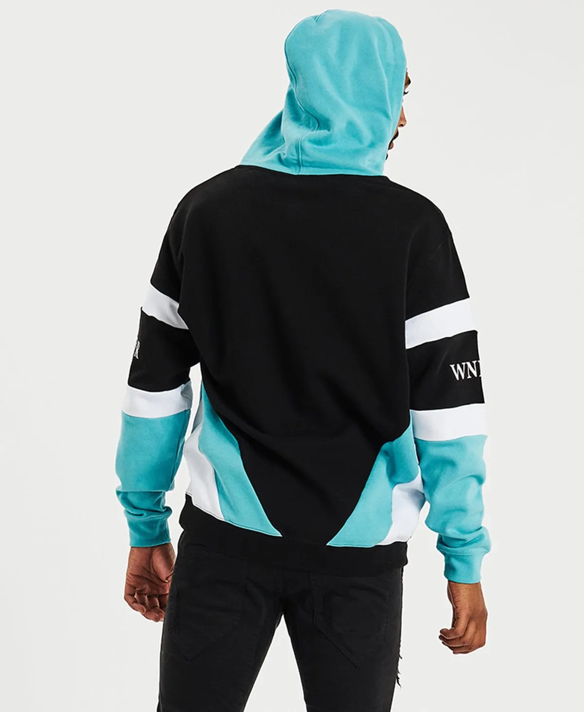 Array Panel Hoodie Black/Teal sold by Neverland product image thumbnail 3