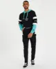 Array Panel Hoodie Black/Teal sold by Neverland