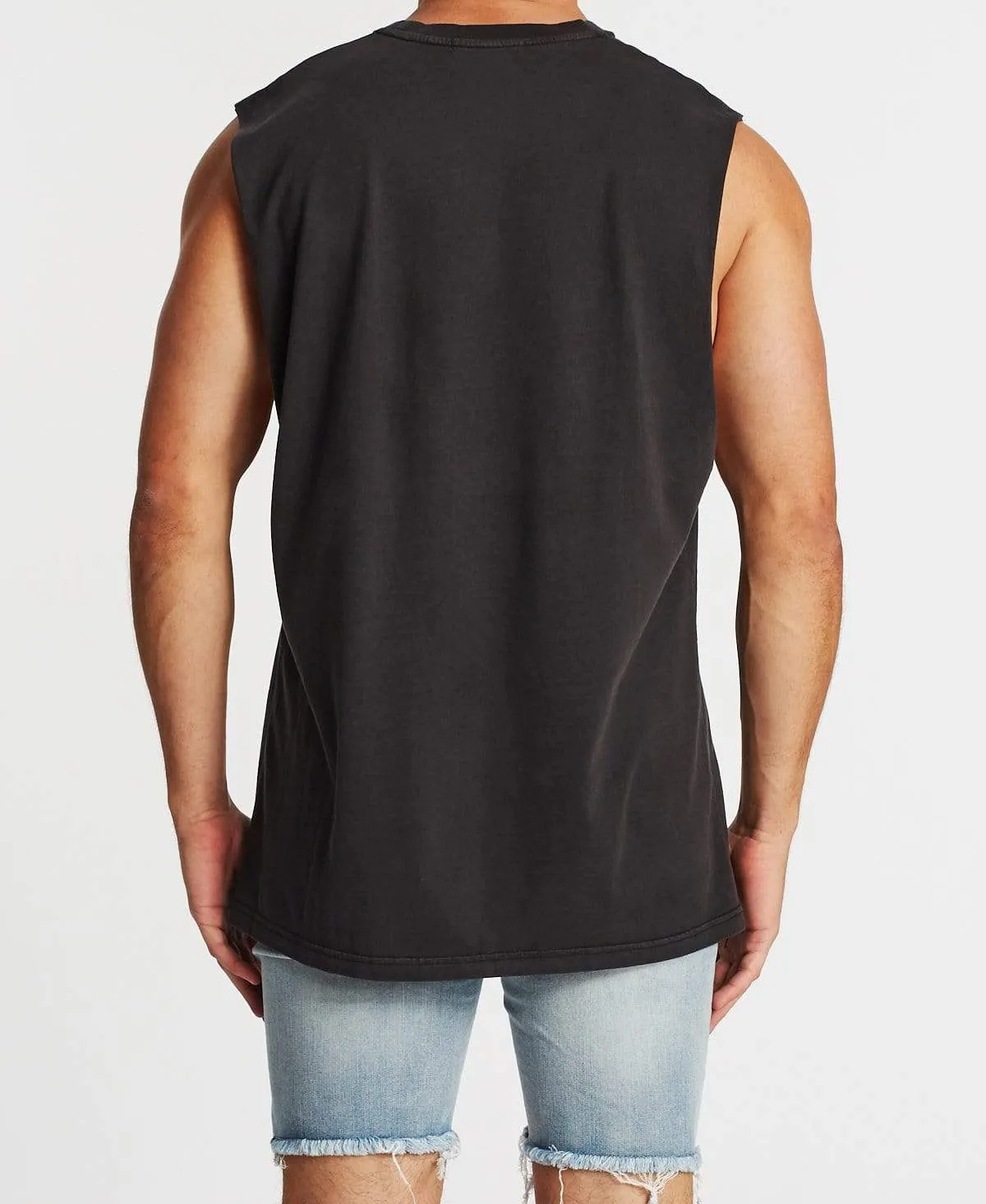 Dissolve Relaxed Muscle Tee Metal Black sold by Neverland product image thumbnail 2