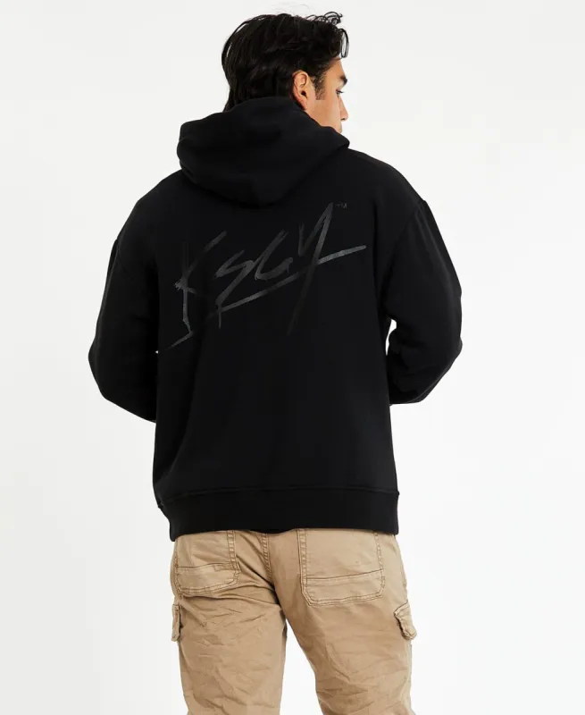 Montalvin Relaxed Hoodie Jet Black sold by Neverland