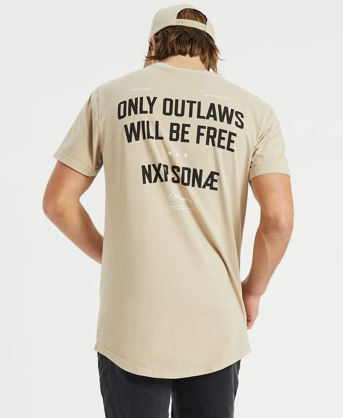 Express Cape Back Tee Pigment Feather Grey sold by Neverland product image thumbnail 5