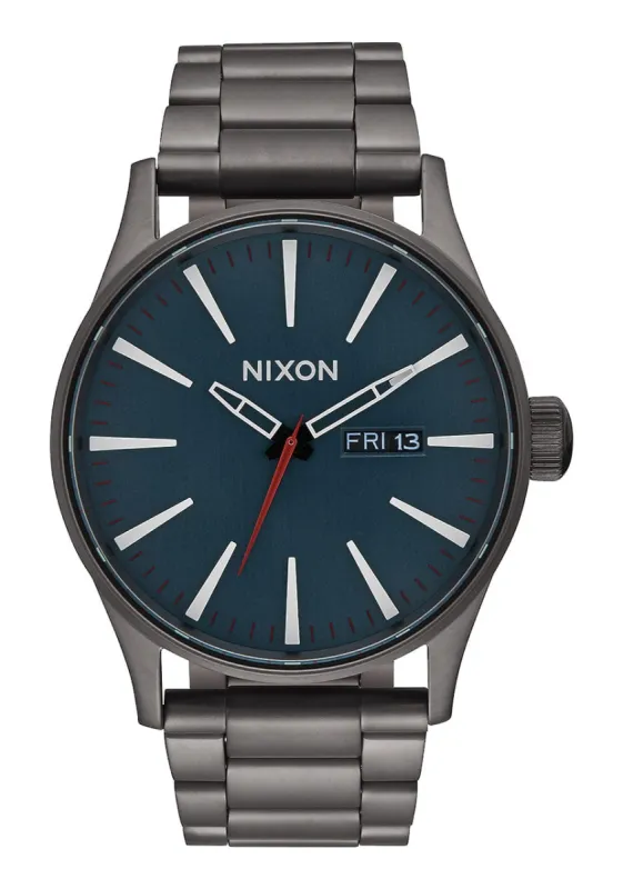 Sentry SS Watch All Gunmetal/Dark Blue sold by Neverland