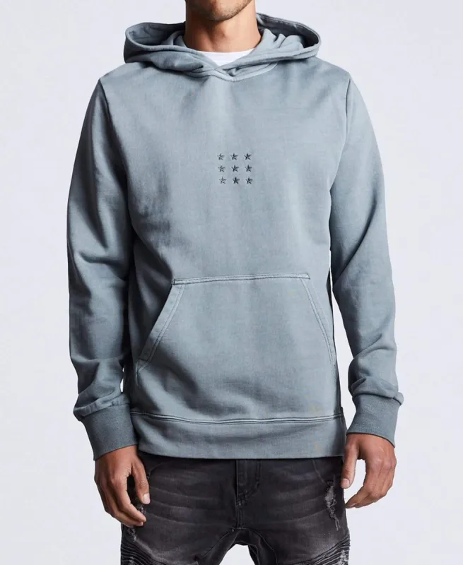 Last In Line Step Hem Hoodie Pigment Grey sold by Neverland