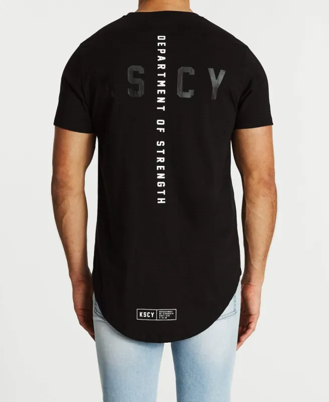 Root of Evil Dual Curved T-Shirt Jet Black sold by Neverland