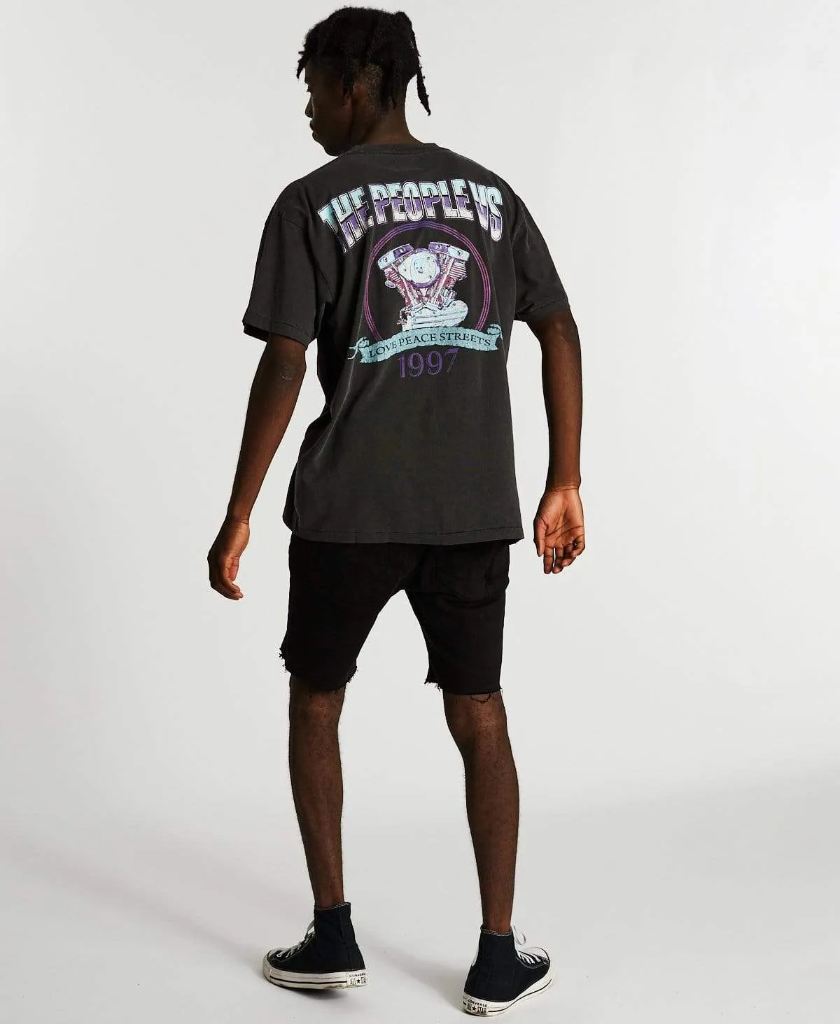 Wolf Pack Vintage T-Shirt Vintage Black sold by Neverland product image thumbnail 4