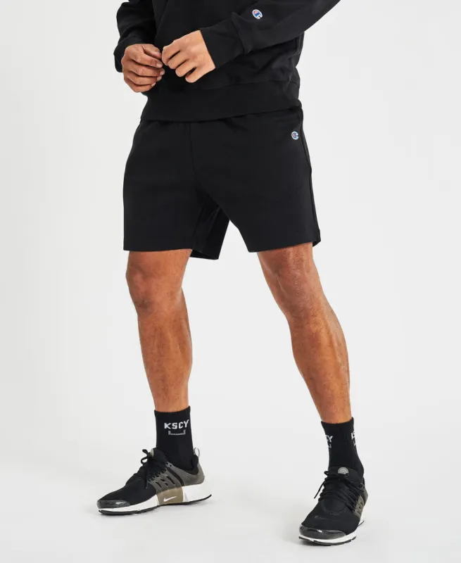 Champion Rochester Base Shorts Black sold by Neverland