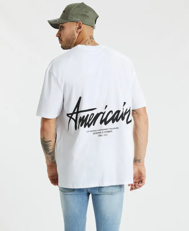 Skytop Box Fit T-Shirt White sold by Neverland