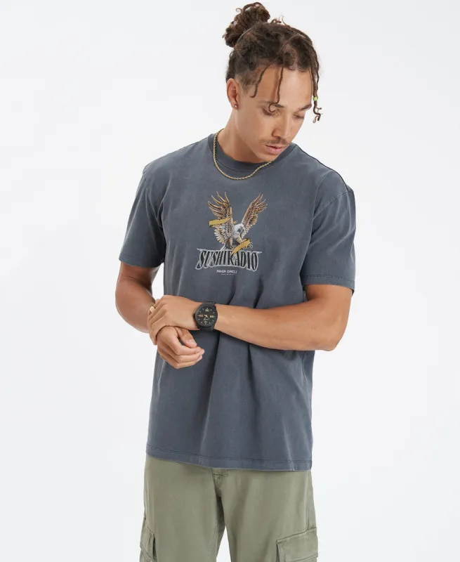 Heart Full Relaxed T-Shirt Grey sold by Neverland