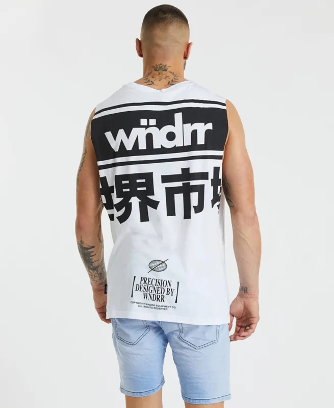 Precision Muscle Top White sold by Neverland