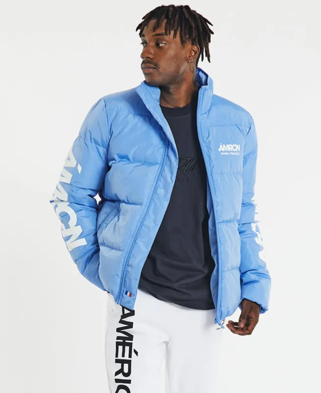 Everett Puffer Jacket Elemental Blue sold by Neverland
