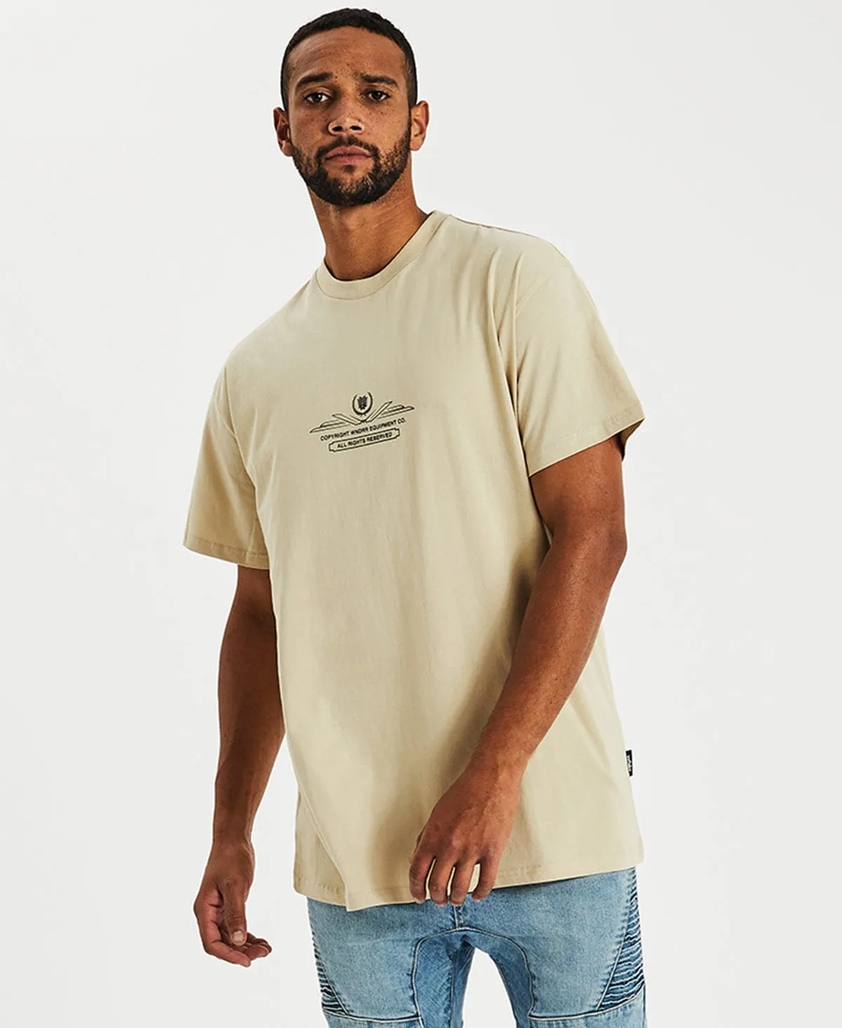 Capone Custom Fit T-Shirt Tan Neutral sold by Neverland product image thumbnail 2