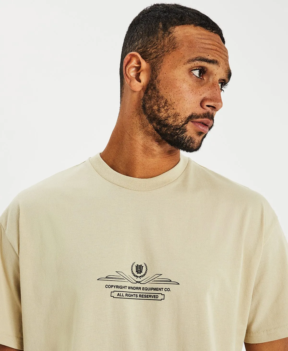 Capone Custom Fit T-Shirt Tan Neutral sold by Neverland product image thumbnail 3