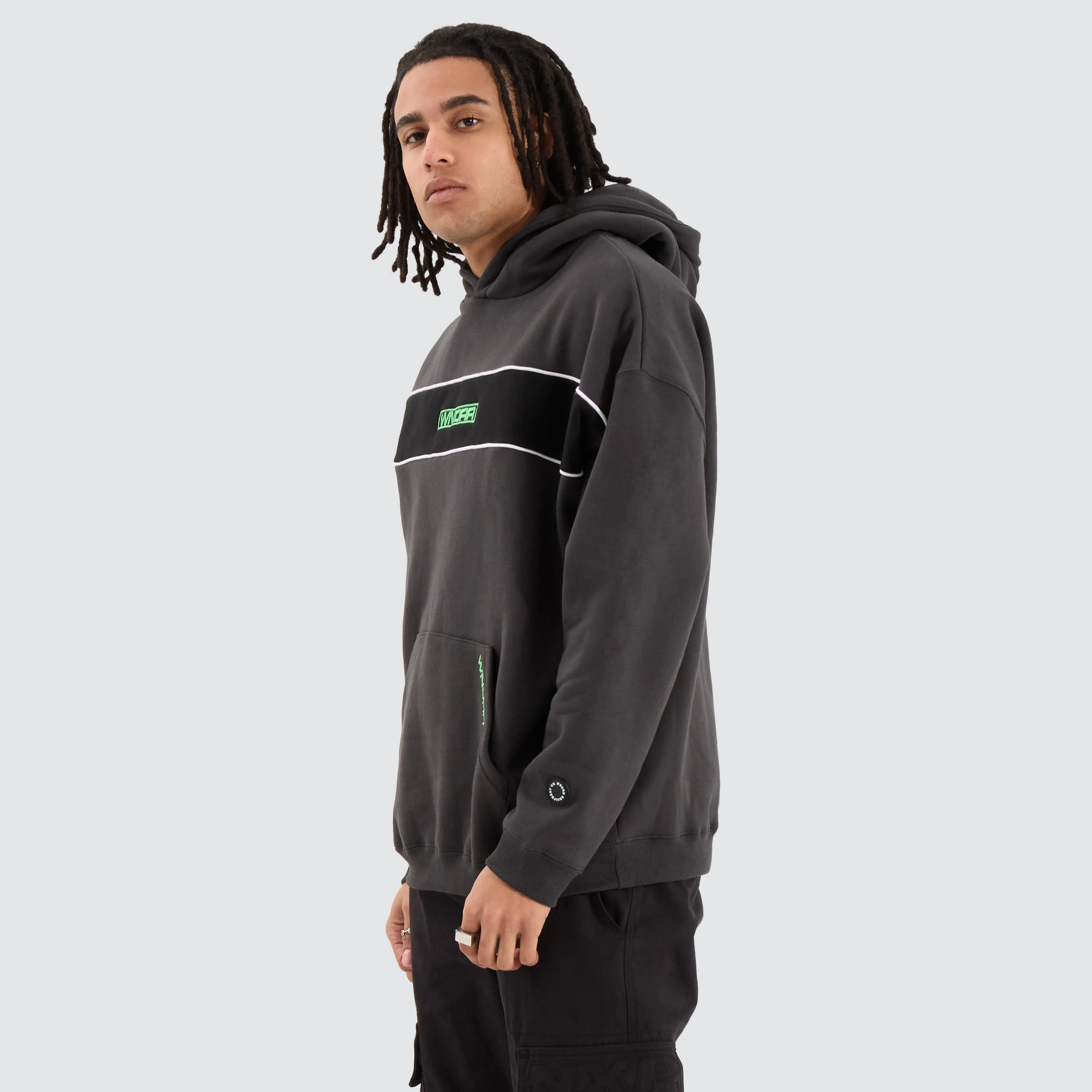 Patron Panel Hood Sweat Black sold by Neverland product image thumbnail 4