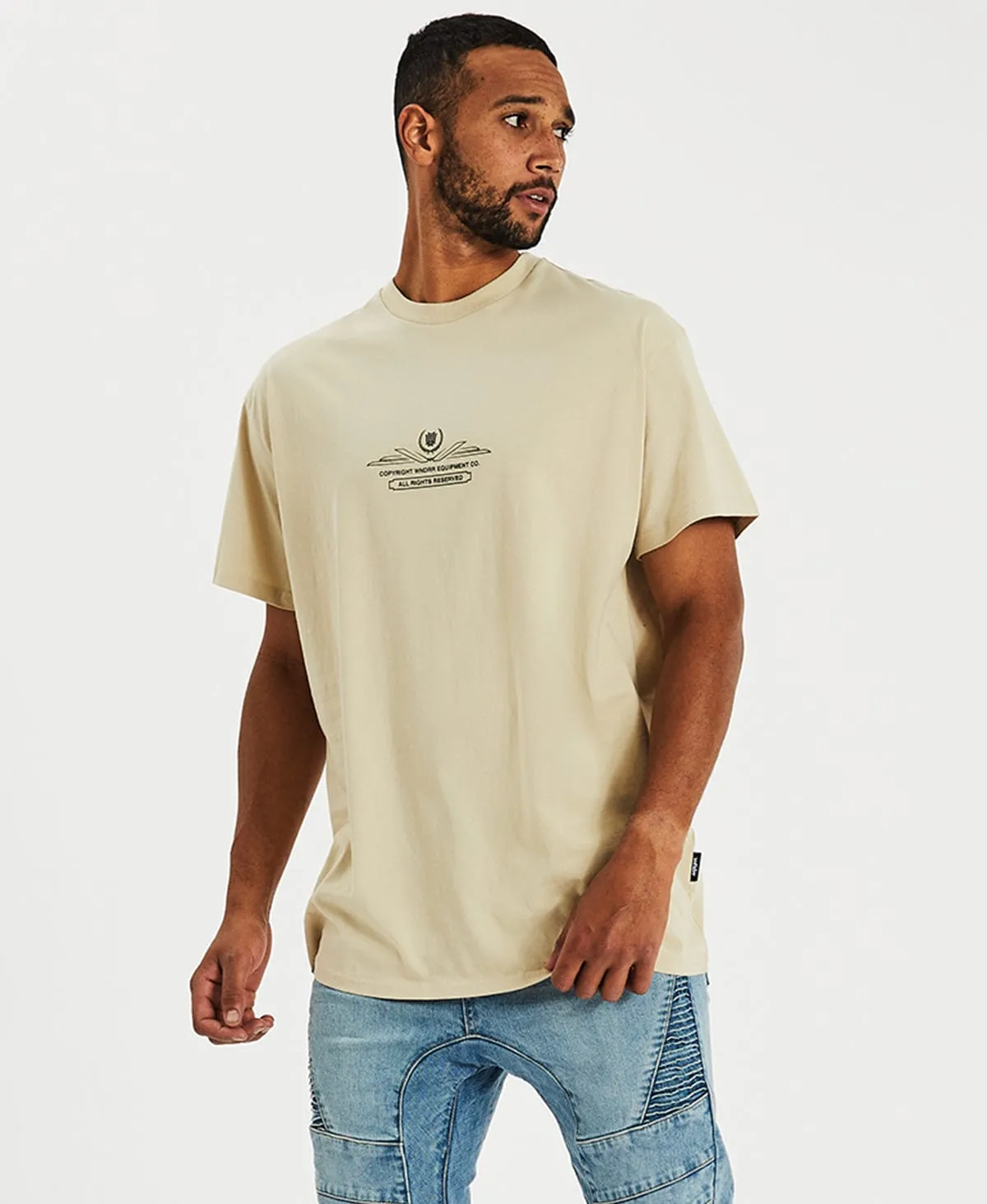 Capone Custom Fit T-Shirt Tan Neutral sold by Neverland product image thumbnail 4